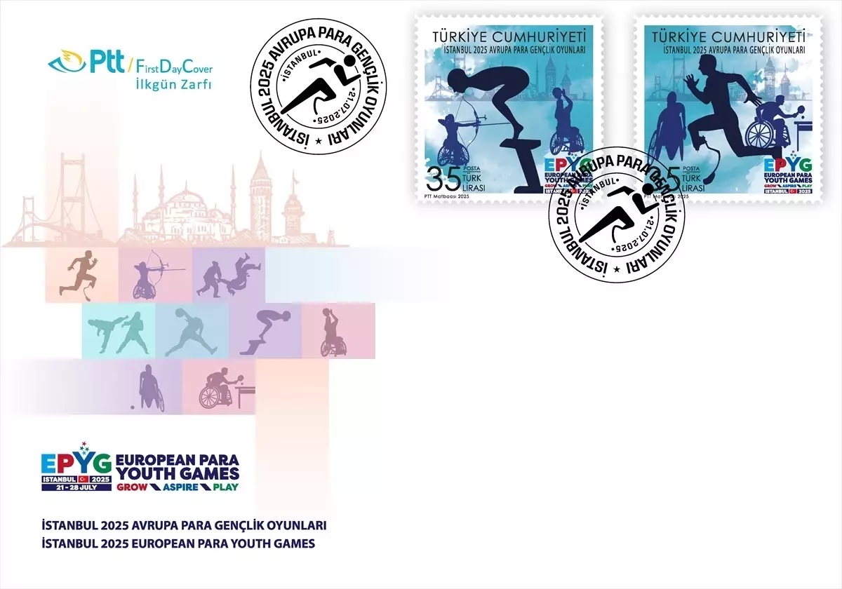 PTT’den İstanbul 2025 Pul ve İlk Gün Zarfı