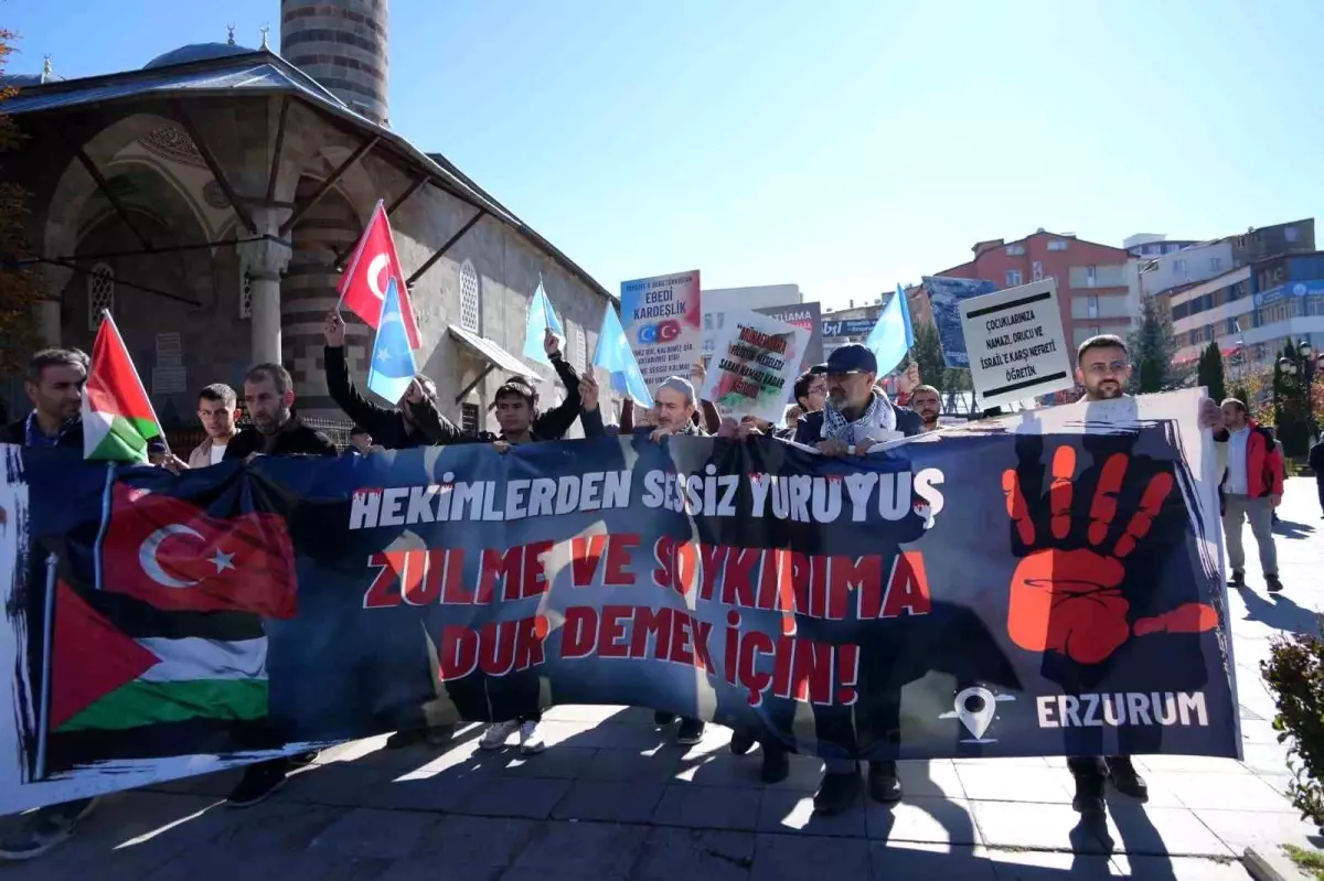 erzurumda saglik calisanlarindan gazze icin 103 haftalik protesto PTeJaSAv.jpg