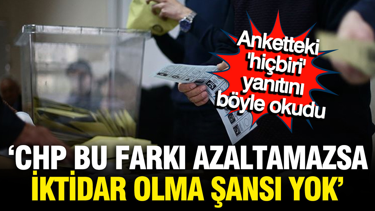 CHP’nin Seçim Şansını Zora Sokacak 10 Puanlık Fark: “Bu Durum Değişmezse İktidar Olamaz”